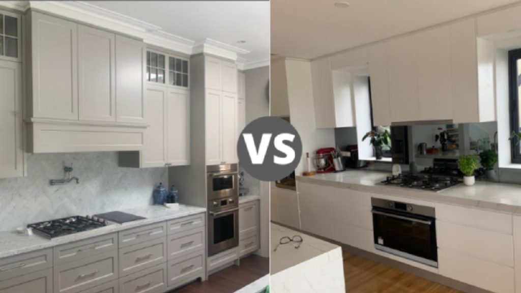 Handleless vs. Traditional Cabinets